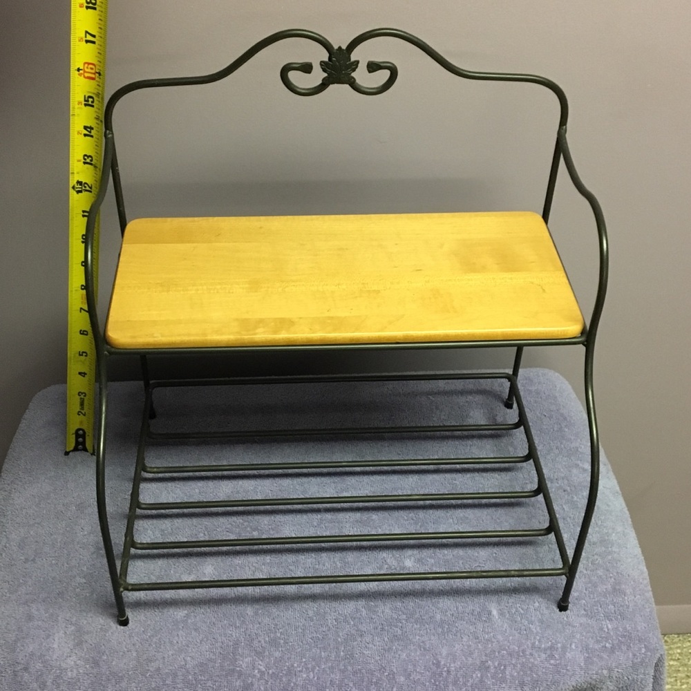 Longaberger wrought iron shelf